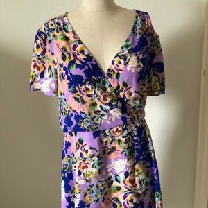 Multicolored floral dress